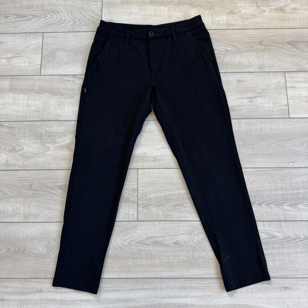 BYLT Premium Basics Everyday Pant 2.0 Slim Fit Trousers, style 162924, Black, M